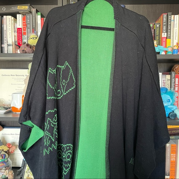 Elhoffer Design Sweaters - Elhoffer Slytherin Harry Potter Robe Sweater